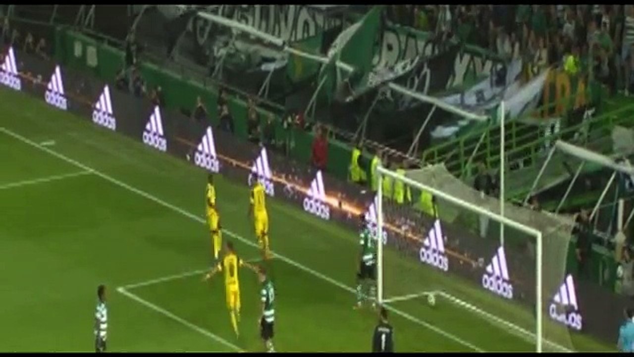 Sporting vs Borussia Dortmund 0-1 Pierre-Emerick Aubameyang Amazing Goal [18.10.2016]