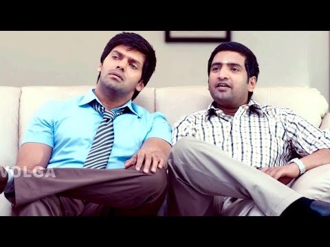 Santhanam Hilarious Comedy With His Boss - Aarya, Santhanam