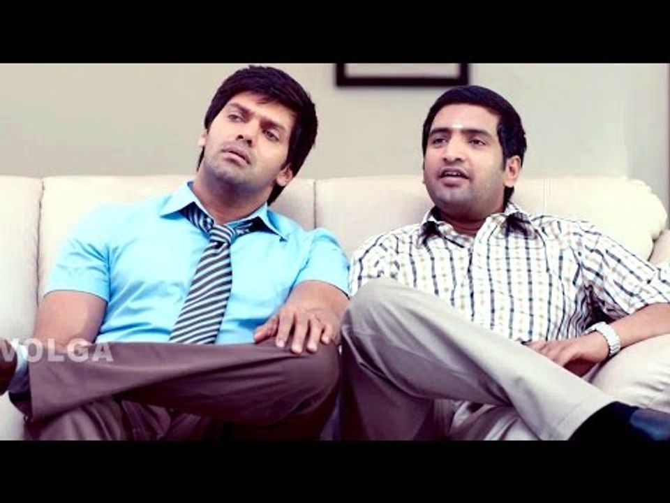 Santhanam Hilarious Comedy With His Boss - Aarya, Santhanam