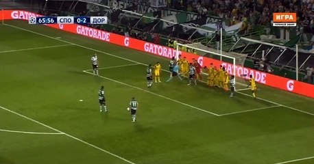 Bruno Cesar Goal 1-2 Sporting 1-2 Dortmund 18.10.2016