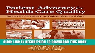 [PDF] Patient Advocacy For Health Care Quality: Strategies For Achieving Patient-Centered Care