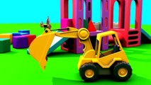 Çizgi Film - Akıllı excavator Dodo figürleri öğreniyor (Koni) Bölüm 1