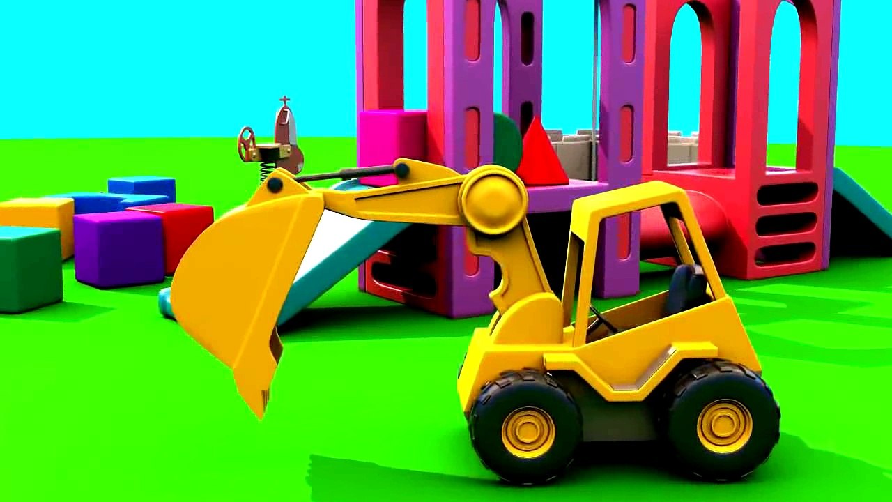 Çizgi Film - Akıllı excavator Dodo figürleri öğreniyor (Koni) Bölüm 1