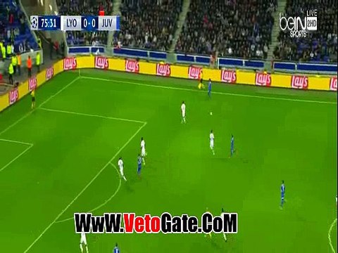 كوادرادو يتقدم بالهدف الاول لـ اليوفنتوس فى ليون