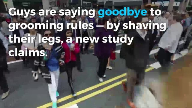 You won’t believe how many guys are shaving their legs