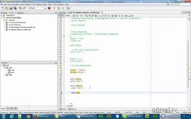 PHP EgitimSeti 15 - İç içe değişkenler 2