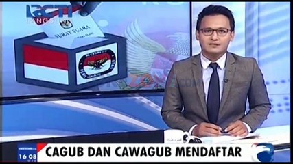 Kedatangan Ahok-Djarot di Kantor KPUD Macetkan Lalu Lintas