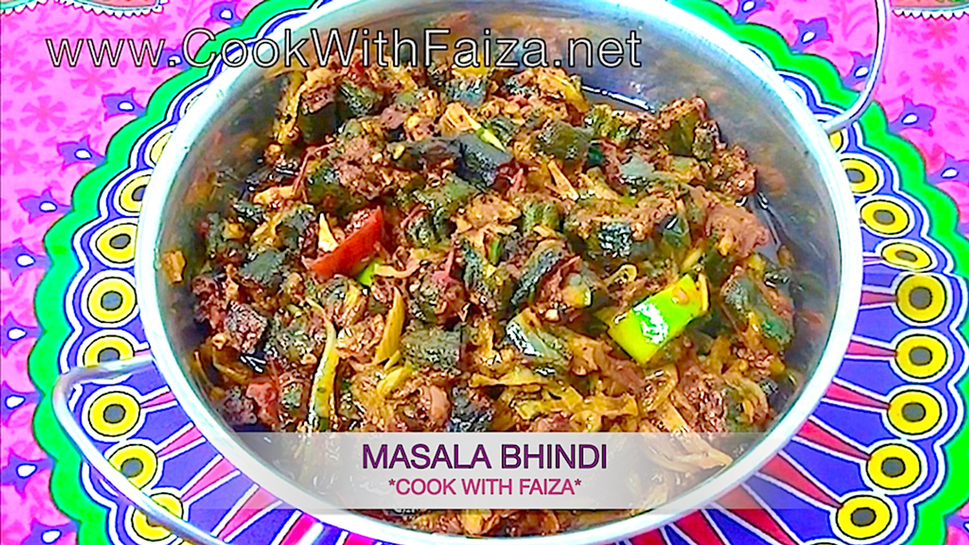 Masala Bhindi Cook With Faiza Video Dailymotion