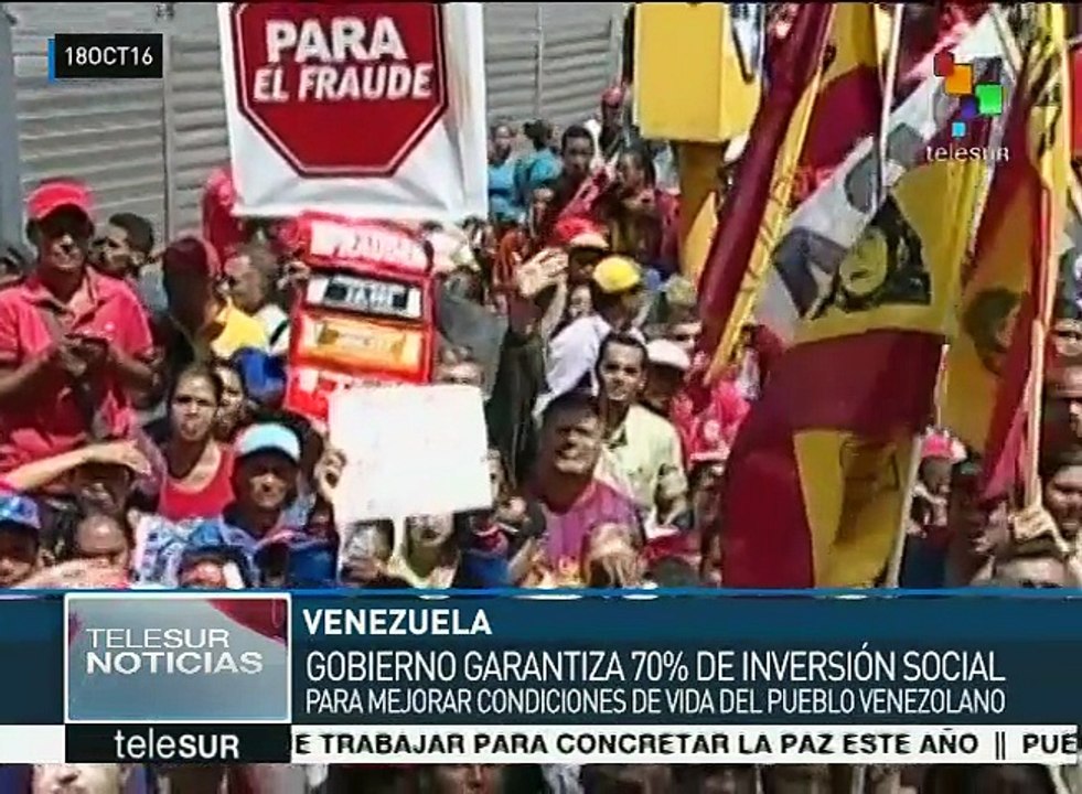 Venezuela: pueblo bolivariano respalda presupuesto nacional 2017
