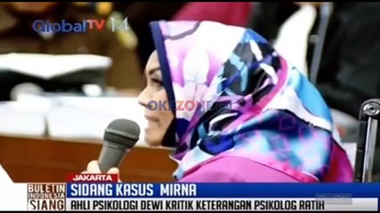 Saksi Ahli Jessica Kritik Keterangan Psikologi Ratih