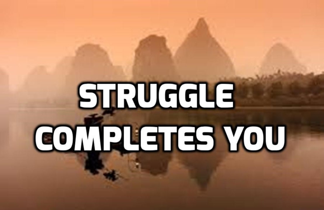 Struggle Completes You