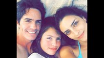Aislinn Derbez , Mauricio Ochmann y Lorenza Hija de Mauricio En Istagram Como una Bonita Familia