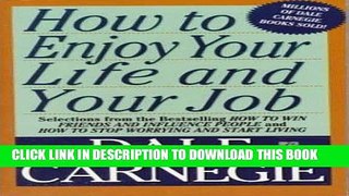 [DOWNLOAD] PDF BOOK How To Enjoy Your Life And Your Job Collection