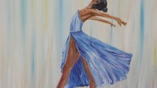 Ballerina - Acrylic on Canvas Tutorial