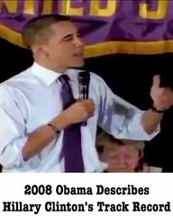 Obama in 2008: Hillary owned by Wall Street big money