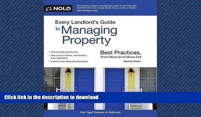 FAVORIT BOOK Every Landlord s Guide to Managing Property: Best Practices, From Move-In to Move-Out