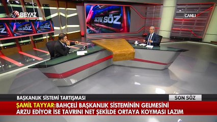 Şamil Tayyar'dan Başkanlık sistemi yorumu