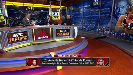 Dana White talks Ronda Rousey's return, whether or not she'll ever fight Cyborg | UFC TONIGHT