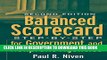 [PDF] Balanced Scorecard: Step-by-Step for Government and Nonprofit Agencies Full Online