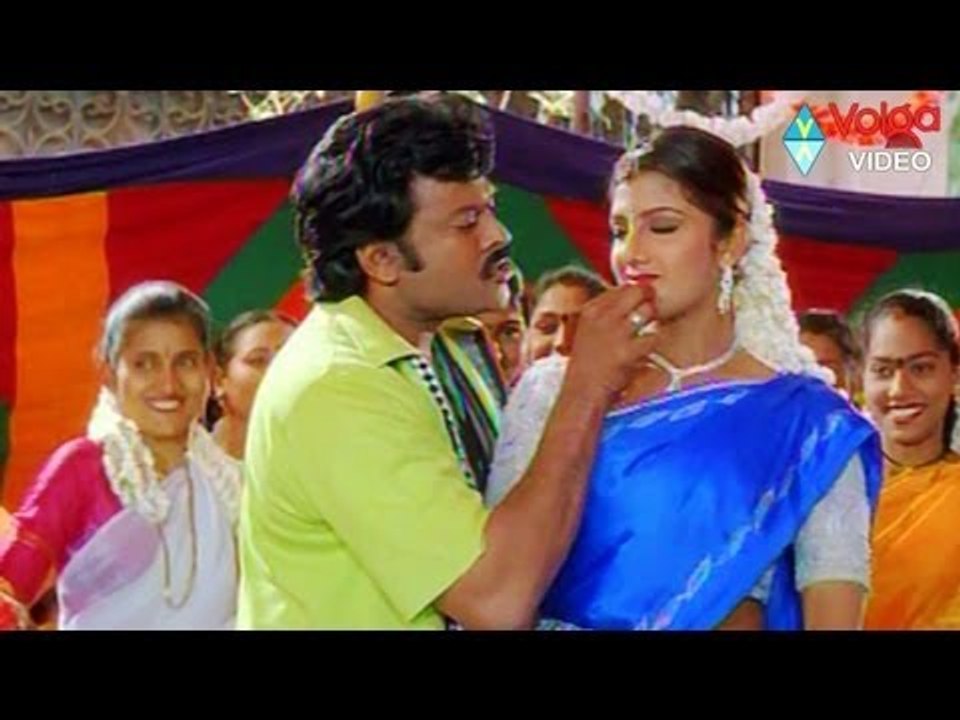 Bavagaru Baagunnara Movie Songs - Aunty kuthura  - Chiranjeevi Ramba