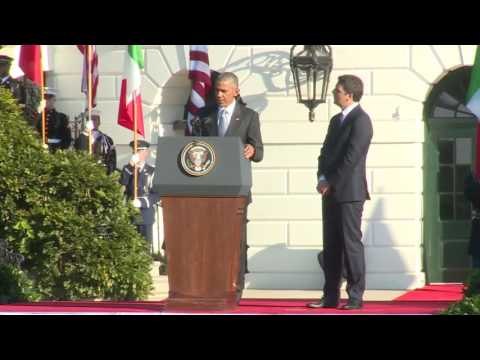 USA - Cerimonia di benvenuto alla Casa Bianca (18.10.16)