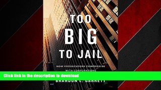 READ ONLINE Too Big to Jail: How Prosecutors Compromise with Corporations READ PDF BOOKS ONLINE
