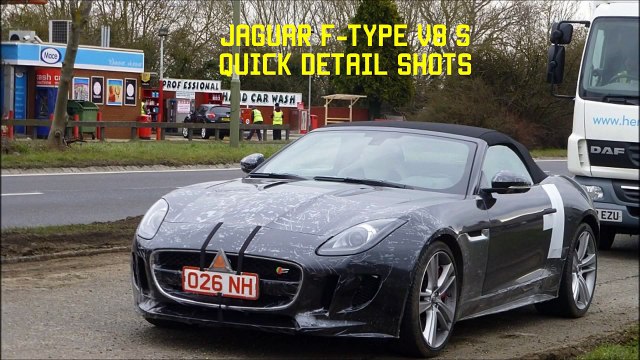 Jaguar F-Type V8 S- First look; Quick detail shots
