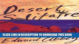 [PDF] Desert Solitaire [Full Ebook]