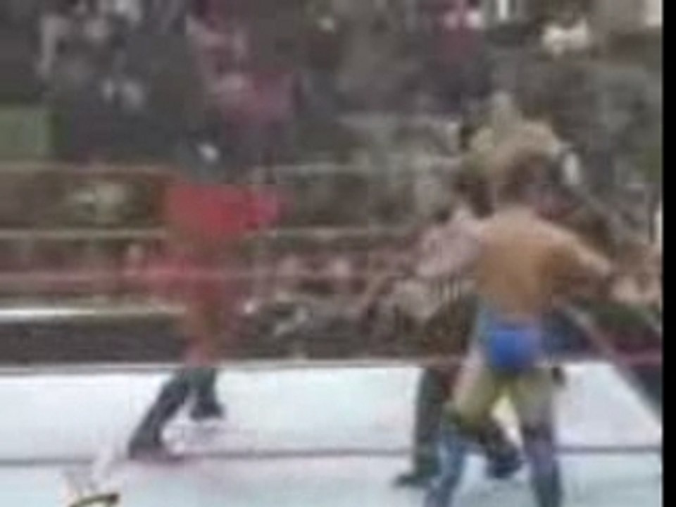 Wwf - The Rock, Mankind And Shamrock Vs Undertaker And Kane