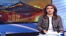 Kebakaran Rumah di Muara Baru Jakarta