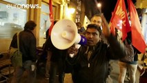 Refugiados manifestam-se em Lesbos contra acordo UE-Turquia