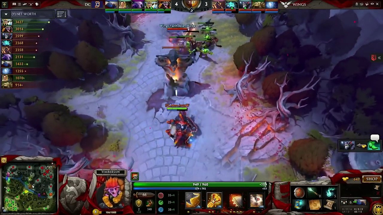 DC vs Wings - Grand Finals Game 1 - Dota 2 The International 2016 - Dota2