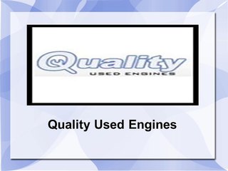 Quality Used Engines - Offering the best at best price