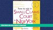 FAVORIT BOOK How to Win in Small Claims Court in New York (Legal Survival Guides) READ EBOOK