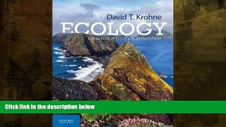 Popular Book Ecology: Evolution, Application, Integration