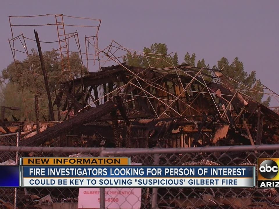 Massive Gilbert fire being called 'suspicious'