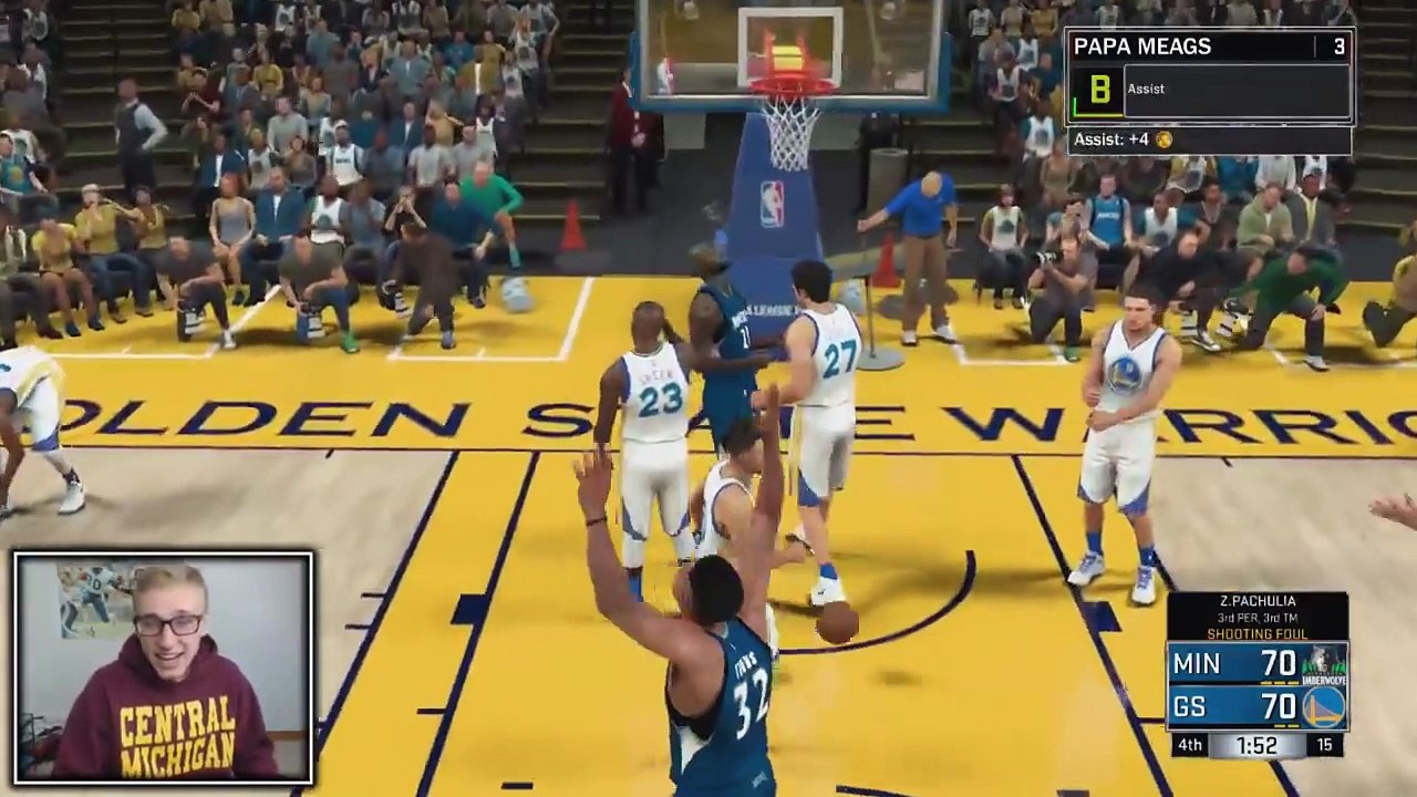 NBA 2K17 My Career Episode 1 - Warriors Massive CHOKE!