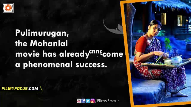 Pulimurugan Malayalam Movie Box Office, First Week (7 Days) All India Collections - Filmyfocus.com