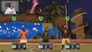 INVISIBLE MY PLAYER GLITCH-! 50 GAME WIN STREAK!- NBA 2k17 Park Gameplay