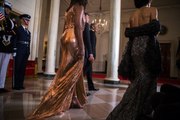 Social Media Goes Nuts Over Michelle Obama’s Stunner Of A Final State Dinner Dress