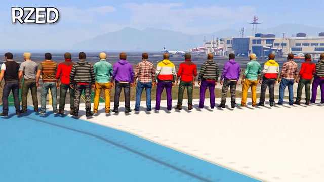 Faire voler 100 personnes sur les ailes d'un avion dans GTA V