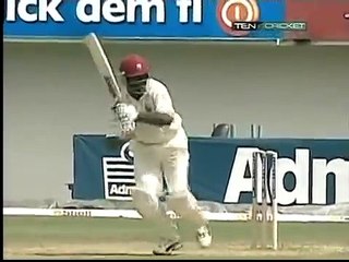 Brian Lara on Fire 6 3 6 4 4 4 4 4 4 4  4 vs Banglandesh 2004