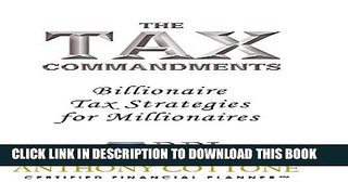 [DOWNLOAD] PDF BOOK The Tax Commandments New