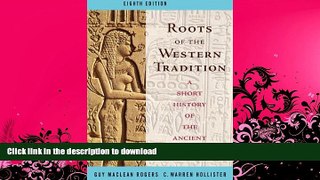 GET PDF  Roots of the Western Tradition: A Short History of the Western World  PDF ONLINE