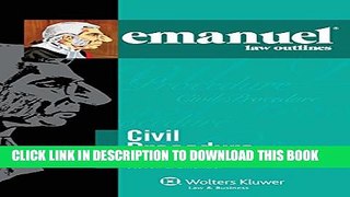 [PDF] Emanuel Law Outlines: Civil Procedure Full Collection[PDF] Emanuel Law Outlines: Civil