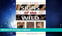 READ BOOK  Signs of the Wild: A Field Guide to the Spoor   Signs of the Mammals of Southern