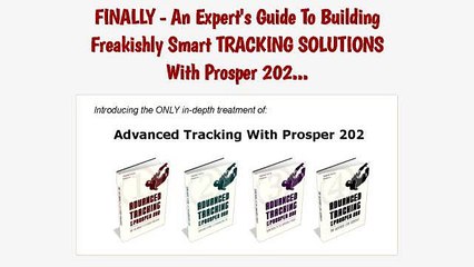 Advanced Tracking With Prosper !