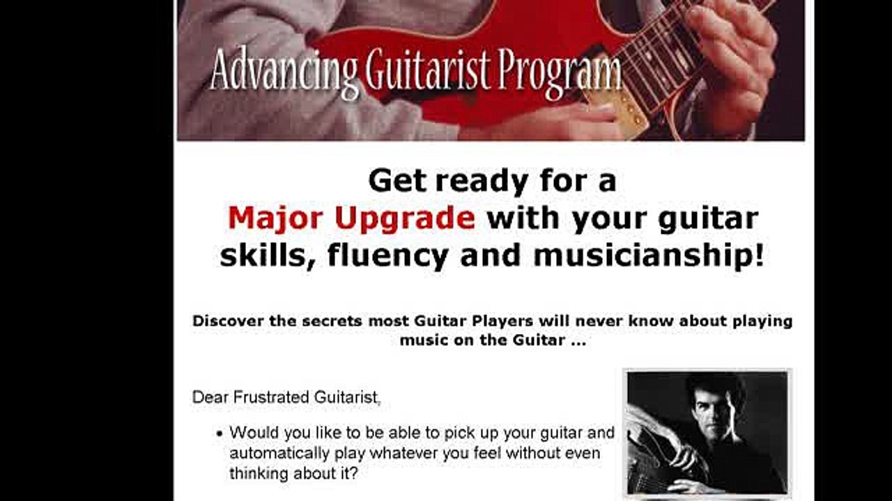 Advancing Guitarist Program - Learn Guitar Lessons