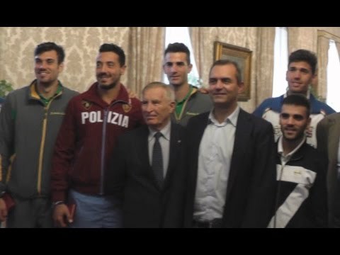 Napoli - Rio 2016, premiati gli atleti olimpici e paraolimpici napoletani (18.10.16)