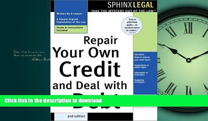 FAVORIT BOOK Repair Your Own Credit and Deal With Debt READ EBOOK